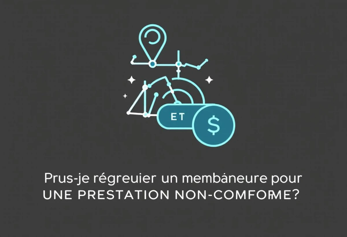 Puis-je réclamer un remboursement pour une prestation non conforme ?